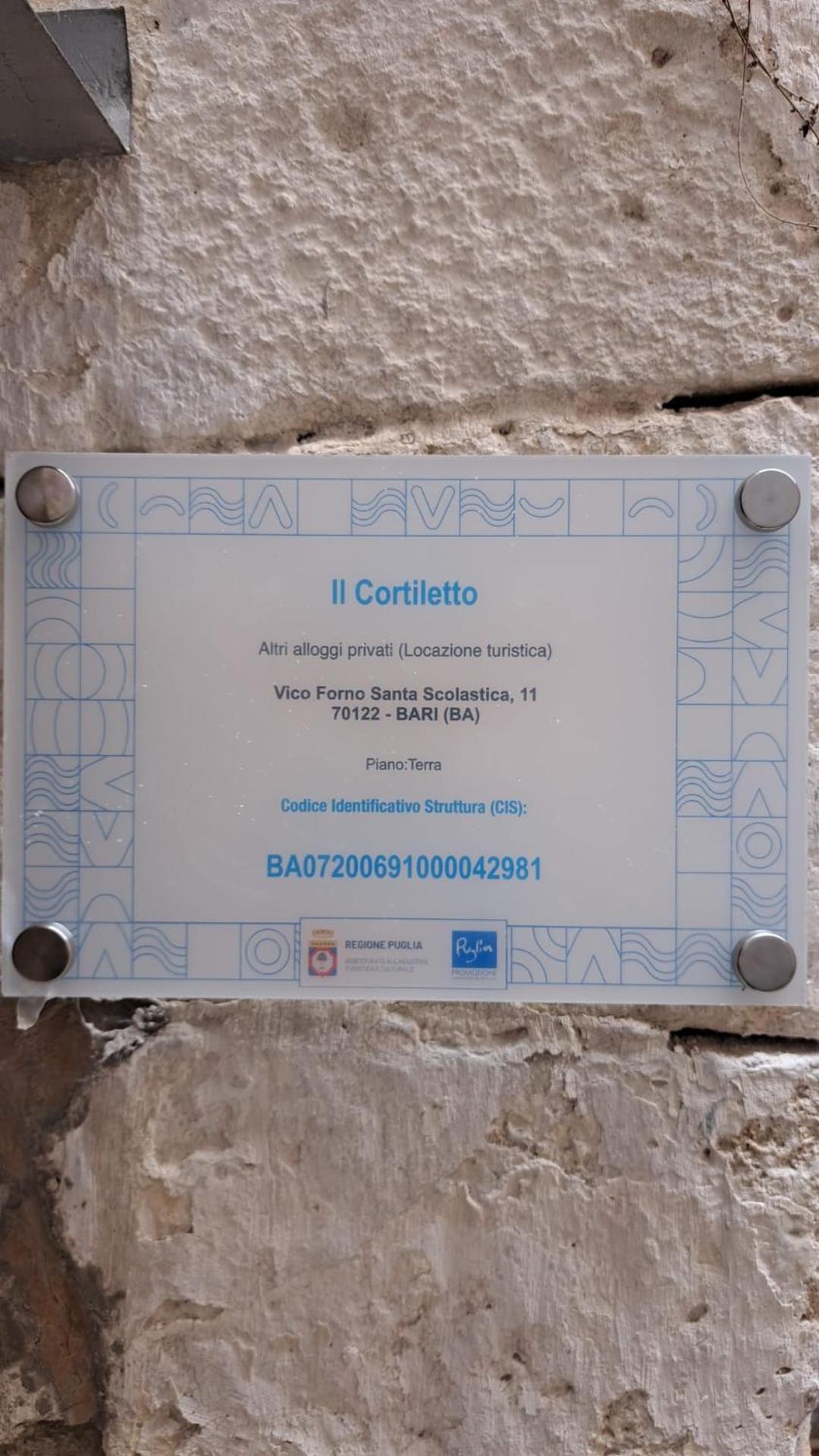 Ferienwohnung Il Cortiletto Bari Exterior foto